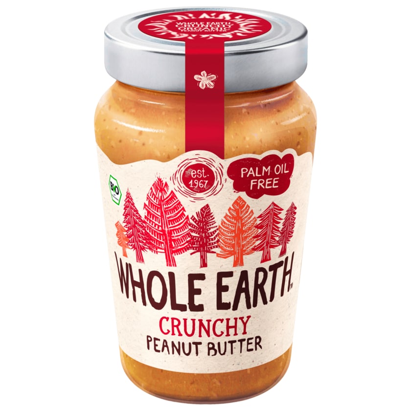 Whole Earth Bio Peanut Butter crunchy 340g